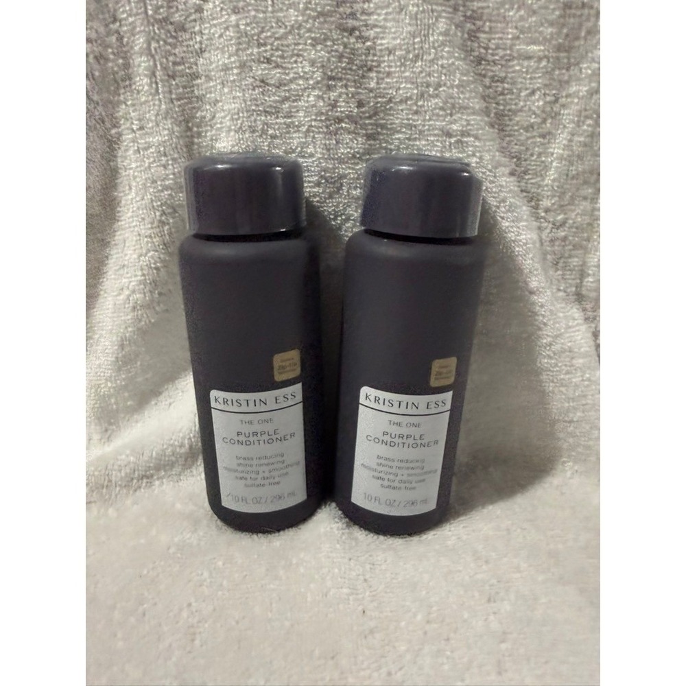 Kristin Ess The One Purple Conditioner 10oz 2 Pack Brass Reducing Sulfate Free